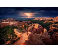 Photo Art Wall Mural-MOUNTAIN CANYON-(6519)-NON WOVEN-Wallpaper-Flash Nature XXL