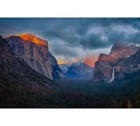 Photo Art Wall Mural-MOUNTAIN FIELD-(6677)-NON WOVEN-Wallpaper-Sky Landscape XXL