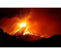 Photo Art Wall Mural-VOLCANO-(6919)-NON WOVEN-Wallpaper-Room-Transform-Space XXL