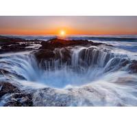 Photo Art Wall Mural-WATERSEA-(6702)-NON WOVEN-Wallpaper-Nature Ocean Sunset XXL