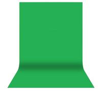 Photo Background, White, Photo Background, Black, Large Green Screen, Washable Polyester Backdrop for Photo Studio, Photo Shoot, Video, Fashion Photography (Green, 3 x 6 m)