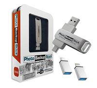 Photo Backup Stick Omega Universal Picture and Video Backup for Any Device - iPhone, Android, Computer, Tablets (256GB)