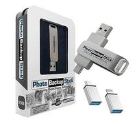 Photo Backup Stick Omega Universal Picture and Video Backup for Any Device - iPhone, Android, Computer, Tablets (512GB)