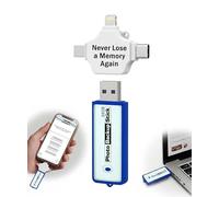 Photo Backup Stick Photo Stick for iPhone & Android 64GB Removes Duplicates | This universal photo stick keeps your memories safe. Works on phones, tablets & computers to backup photos and videos.