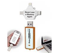Photo Backup Stick Photostick for iPhone & Android 256GB Removes Duplicates | This universal photo stick keeps your memories safe. Works on phones, tablets & computers to backup photos and videos.