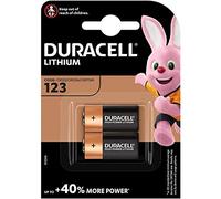 Photo Battery Duracell 10 "Ultra DL 123 Lithium Pack of 2