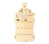 Photo Board - Cute Wooden Growth Frame | Memory Preservation Picture Display for First Birthday Adoption Day Foster Families Travel Celebration Home Décor Keepsake