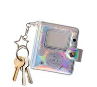 Photo Book Keyring | Printed on Both Sides, Cute Little Retro Design, Portable - Cute Card Stapler | For Children Family New Year Christmas Holidays Party Birth Home Car Great