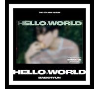 (Photo Book Ver) EXO BAEKHYUN HELLO, WORLD 4th Mini Album (WORLD Ver. + Gift Card) K-POP SEALED