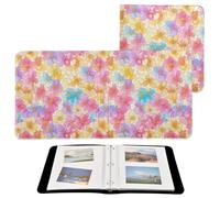 Photo Books Photobooks For All Size Pictures Glass Flowers Texture Stained Self Adhesive 4x6, 5x7, 6x8 Photos