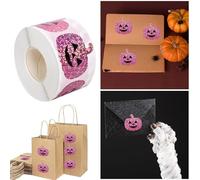 Photo Booth 360 Spin Home Pumpkin Designs Paper Decals Party Supplies Scary Holiday Wall Art DIY Craft (One Size)