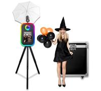 Photo Booth for iPad 10.2"-13" for Camera (Black, Photo Booth Machine)