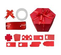 Photo Box DIY,8-Layer Reusable Wrapping Supplies - Valentine's Day Love Box - for Parents College Students Birthday Wedding Baby Shower Engagement Christmas Valentine's Day