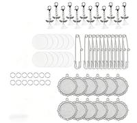 Photo Brooch Crafting Set with Frame Design