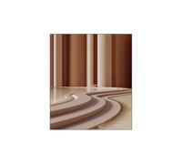 Photo Canvas Brown Graffiti Wall Art Bedroom Pictures for Wall Posters Prints for Walls Office Bathroom Pictures Canvas Wall Art for Living Room Toilet Bathroom No Frame Artwork 50x70cm/1 Pcs