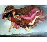 Photo Canvas Image Classic Wall Art Picture Famous Sleep and Night By Evelyn De for Home Decor 60x90cm