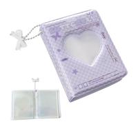 Photo Card Album Book - Keep Your K-Pop Photo Card, Hollow Business Card Book Holder In Love Heart Shape | 40 Pockets, Trendy Waterproof Card Folder