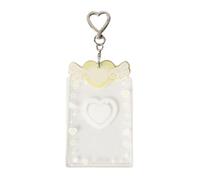 Photo Card Holder - Photo Card Key Chain, Acrylic Cute Student Card Holder, Comfortable Shell Case, Photo Card Sleeves for Girls, Teenagers, Adults, Children and Fans