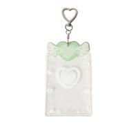 Photo Card Holder | Photocard Keychain Handle Protector - Acrylic Transparent Key Chain Pendant For Backpack, Handbag, School Bag | Protective Strain For Cards