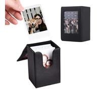 Photo Case for Inst-ax Wide Film, Polaroid Photo Storage Box Compatible with Fuj-ifilm Inst-ax Mini Film (54x86mm) Photo Storage Box, Picture Holder for 3 Inch Photos, Films, Business Cards