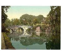 Photo Clare College and Bridge Cambridge A4 10x8 Poster Print