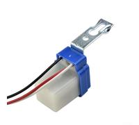 Photo Control Switch for Street Lights - Automatic Day/Night Light Sensor Controller, 12V-220V AC/DC Input, 10A Load, Compact 5x4.2x3.3cm Design(12V)