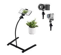 Photo Copy Pico Projector Stand Overhead Tripod Video Phone Mount Flexible Tabletop Stand for Live Streaming Video Recording Vlog YouTube Teaching Cooking Crafting Demo Drawing Recording