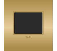 Photo Craft Calendar Gold 2024 - Do it yourself calendar 21 x 22 cm - dated - creative calendar - photo calendar - Alpha Edition