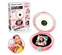 Photo Creator Beauty Cam Mini Digital Camera for Kids - Compact Mirror Style, Dual Lens Camera, Touchscreen, Adjustable Lighting, Built-In Filters, Photo & Video Recorder, Portable with Wrist Strap