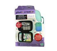 photo_creator Instant Print Camera Case, Carry and Protect Your Camera, 3 Extra Refill Paper Rolls, Extra Stickers, Shockproof, Protects from Splashes