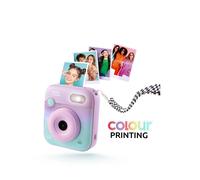 Photo Creator Instant Colour Camera - Lilac | Instant Photo Printer with 100 Premium Prints Included, 2.4" HD Screen, Built In Flash, Internal Memory, Filters & Effects