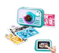 Photo Creator Instant Print Camera 2.0 - Real Photo Paper, 3″ Touchscreen & Built-In Flash with Ring Light - Print Instantly with No Ink Needed - Includes 100 Photos, SD Card & More, Ages 6+