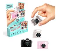 Photo Creator Mini Cam' | Compact digital Camera with Colour Screen, Frames & Filters, Mini Flash, Keychain Clip & Internal Memory, 4 Collectable Styles