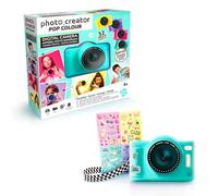 Photo Creator Pop Colour Camera Green, 32-megapixel resolution, large 2.4" screen, digital camera compact with flash, selfie lens, 8gb micro SD card included, kids camera 8+, Teen Camera