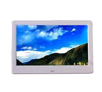 Photo Frame 10 inch high-definition LED digital electronic LCD electronic photo album commercial advertising machine video player - black/white Gift
