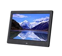 Photo Frame 10 inch high-definition LED digital electronic LCD electronic photo album commercial advertising machine video player - black/white Gift