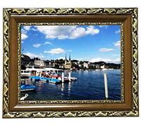 Photo Frame 14-Inch High-Definition Wooden Multi-Function Digital Electronic Photo Album Video Advertising Machine Digital Brochure Usb And Sd Card Slot And Remote Control