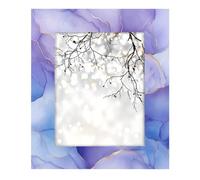 Photo Frame 8x10inch,Abstract Purple Marble Stone Texture Wooden Picture Frames Display Wall and Tabletop for Living room Bedroom Office Decor
