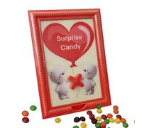 Photo Frame Candy Dispenser,Christmas Gumball Machine | Fast Distribution Candy Photo Frame,for Nuts Dessert Chocolate Holiday Birthday Party Table Living Room Bedroom Kitchen