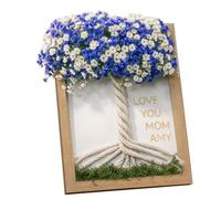 Photo Frame Decor, Tree Shaped Stand, Family Picture Holder, Small Desktop Display Mothers Day Gift Idea for Living Room Bedroom Study Office Entryway Birthday Party Use Home