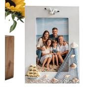 Photo Frame Decorative Mediterranean - Style Wooden Picture Frames for for