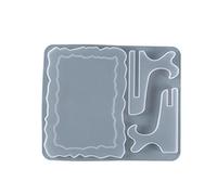 Photo Frame Epoxy Resin Mold Display Stand Rectangle Oval Irregular Shape Image Silicone Decorative Photo Epoxy