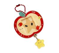 Photo Frame Keychain - Portable Picture Insert Holder | Keychain with Transparent Screen for Handbags, Purses, Backpacks, Kids, Teens, Adults, Fans, Daily Travel, Fie, Half A Star Red, Consulte la