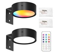 Photo Frame Lamps - Picture Lights for Wall Rechargeable | Led Painting Light with Remote Control, Multifunctional Magnetic LED Paintings Lamp for Staircase Bedroom Corridor Bedside