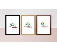 Photo Frame Picture Frame A2 A3 A4 A5 Poster Size Frames (8 x 6 Inch, Dark Oak)