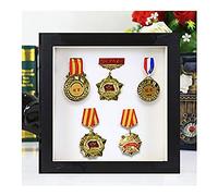 Photo Frame,Picture Frame,Wall Frames,3D Deep Box Picture Frame For Marathon Medal Storage Box,Photo Frame Display Medals,Best Gifts To Display War/Military/Sports Medals (Color : 12 Inches Square (5