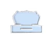 Photo Frame Resin Mold Round Silicone Epoxy for Casting Crystal Picture Frame for Table Decor Resin Molds Silicone