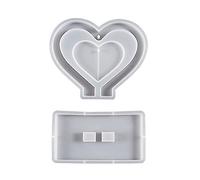 Photo Frame Resin Molds Valentines Day Gift Heart Shape Picture Frame Silicone Mold Epoxy Handicrafts Decor Silicone Mold