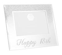 The Leonardo Collection LP41865 Photo Frame | Silver Happy 18th Bday | 1 Piece-4x6 Accessory