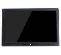 Photo frame Ultra-thin Digital Photo Frame Advertising Player Hd Electronic Photo Album Display Stand Video Player Digital Frame (Color : Black, Size : 15 inches) (Black 10 inch 8G card)